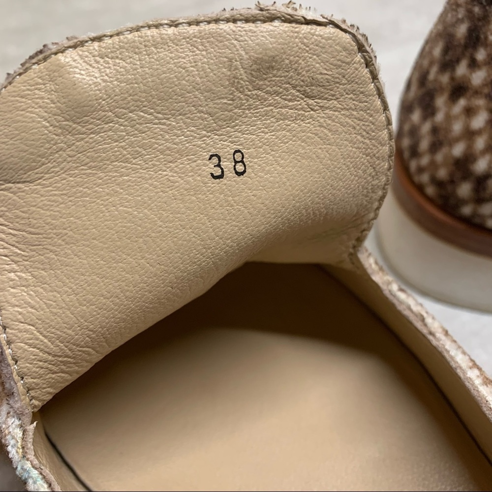 Free People Snake Eyes velvet slip on loafers 38 - Picture 14 of 16
